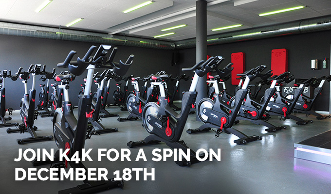 Join K4K for a Spin on December 18th